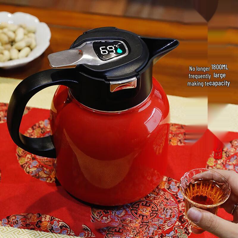 Kesaishi 316 Stainless Steel Smart Insulated Tea Pot