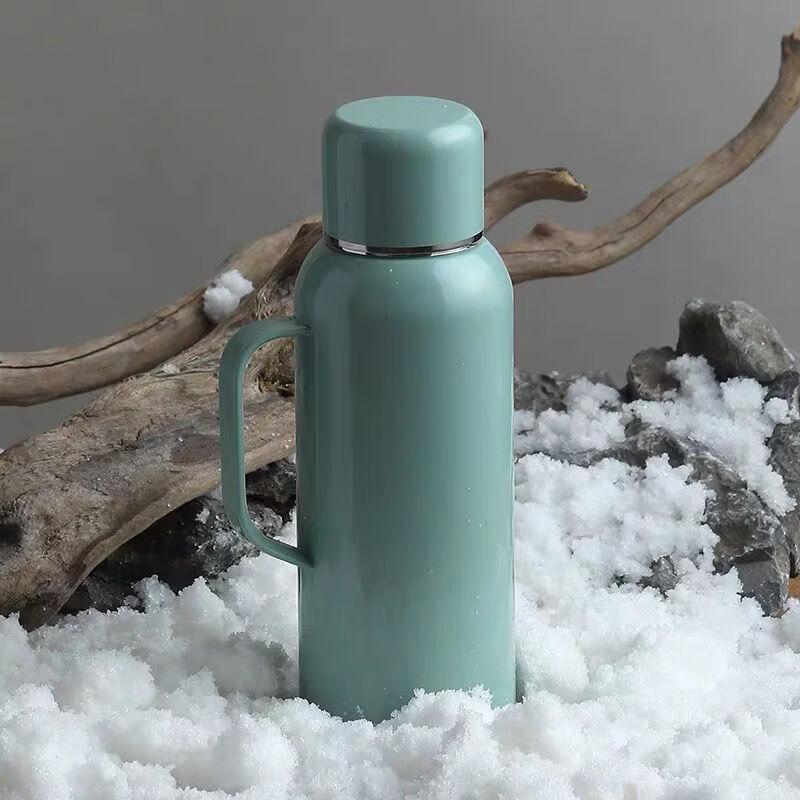 OLOEY Portable Temperature Display Thermos Pot