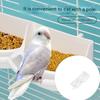 Hanging Bird Feeder with Perch Design for Dry Food Water Easy to Clean for Pigeons Parrots Canaries Finches 2PCS