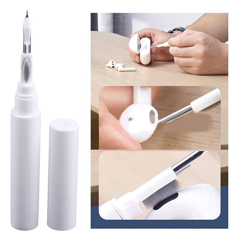Cleaning Kit Accessories Sticky Squares Putty Gunk Remover Earbuds Cleaning Pen Multifunctional Earbuds Cleaning Brush