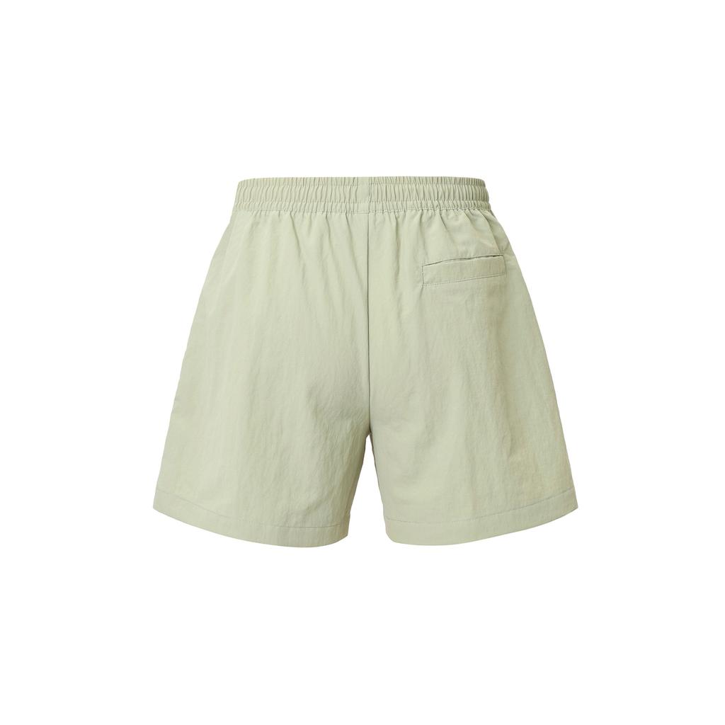 Nike Elastic Solid Color Comfortable Waterproof Casual Shorts Women Shorts Emerald-Horizon Sail FV6623-370