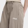FILA Original Fashion Simple Classic Retro Sports Style Versatile Comfortable Loose Woven Casual Pants Women bottoms Apricot Brown F51W629801FDK
