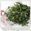 20 Pcs 18 Inch Artificial Olive Branches for Vases Fake Olive Branches Greenery Leaves for Tabletop Home Office Decoration