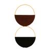 Pack of 2pcs Unique Woven Wall Hangings Round Shaped Wall Decor Bohemian Home Decorations for Apartments Dorm Crib