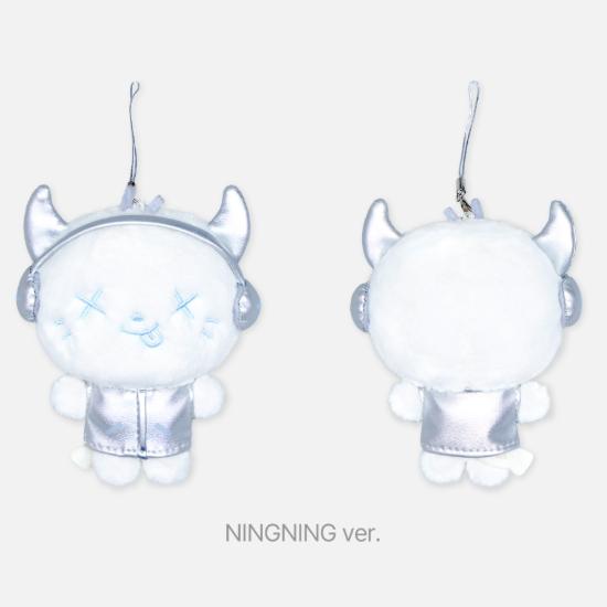 Pre-order 2025 Aespa LIVE TOUR SYNK: aeXIS LINE Fanlight Doll Key Ring Silver Ver.