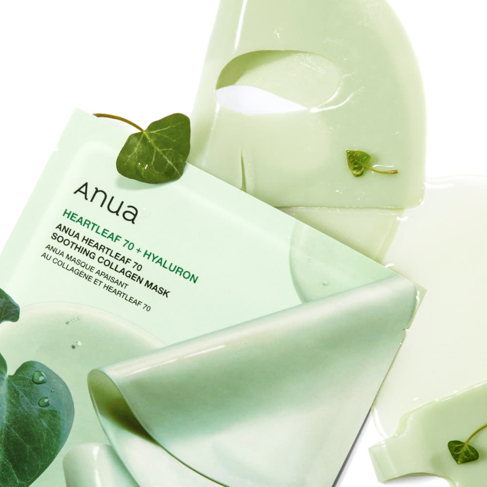 Anua Heartleaf 70 Soothing Collagen Mask 4ea