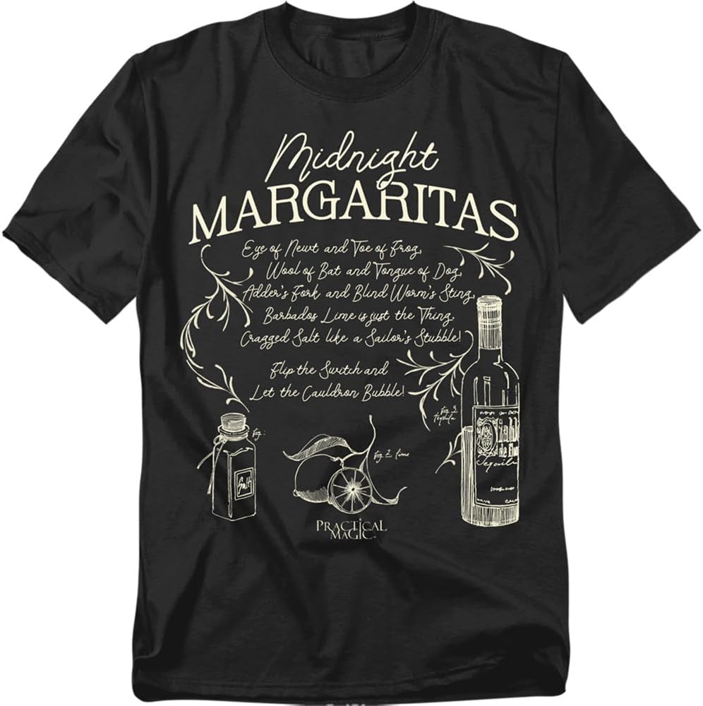 Popfunk Practical Magic Midnight Margaritas Unisex Adult T Shirt S