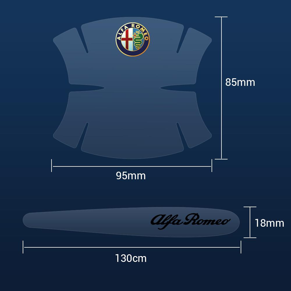 Car Stickers For Alfa Romeo 4/8pcs Car Door Handle Cup Anti-scratch Sticker Protection Film For Alfa Romeo 159 147 156 166 164 S