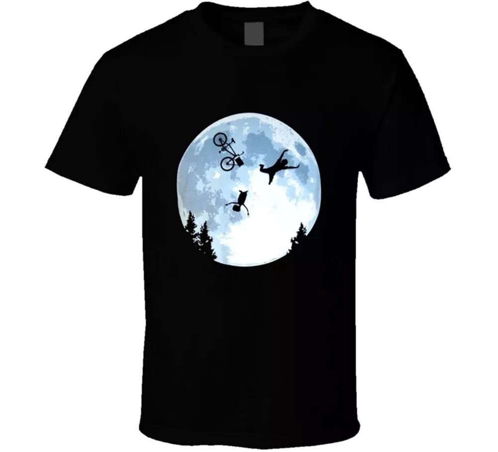 

Alien UFO Bicycle Space Bike Full Moon Movie Funny T Shirt Tee Gift New S