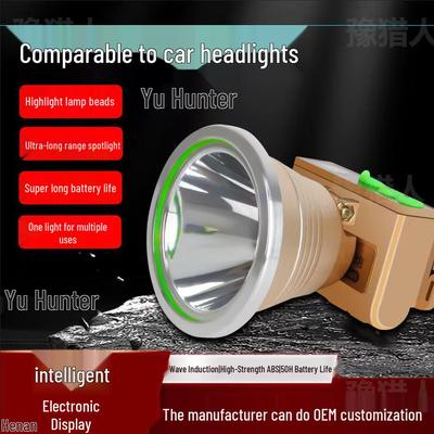 Grenzüberschreitende Hochleistungs-LED-Stirnlampe mit langer Akkulaufzeit - Wasserdicht, Ideal für Angeln und Beleuchtung im Freien