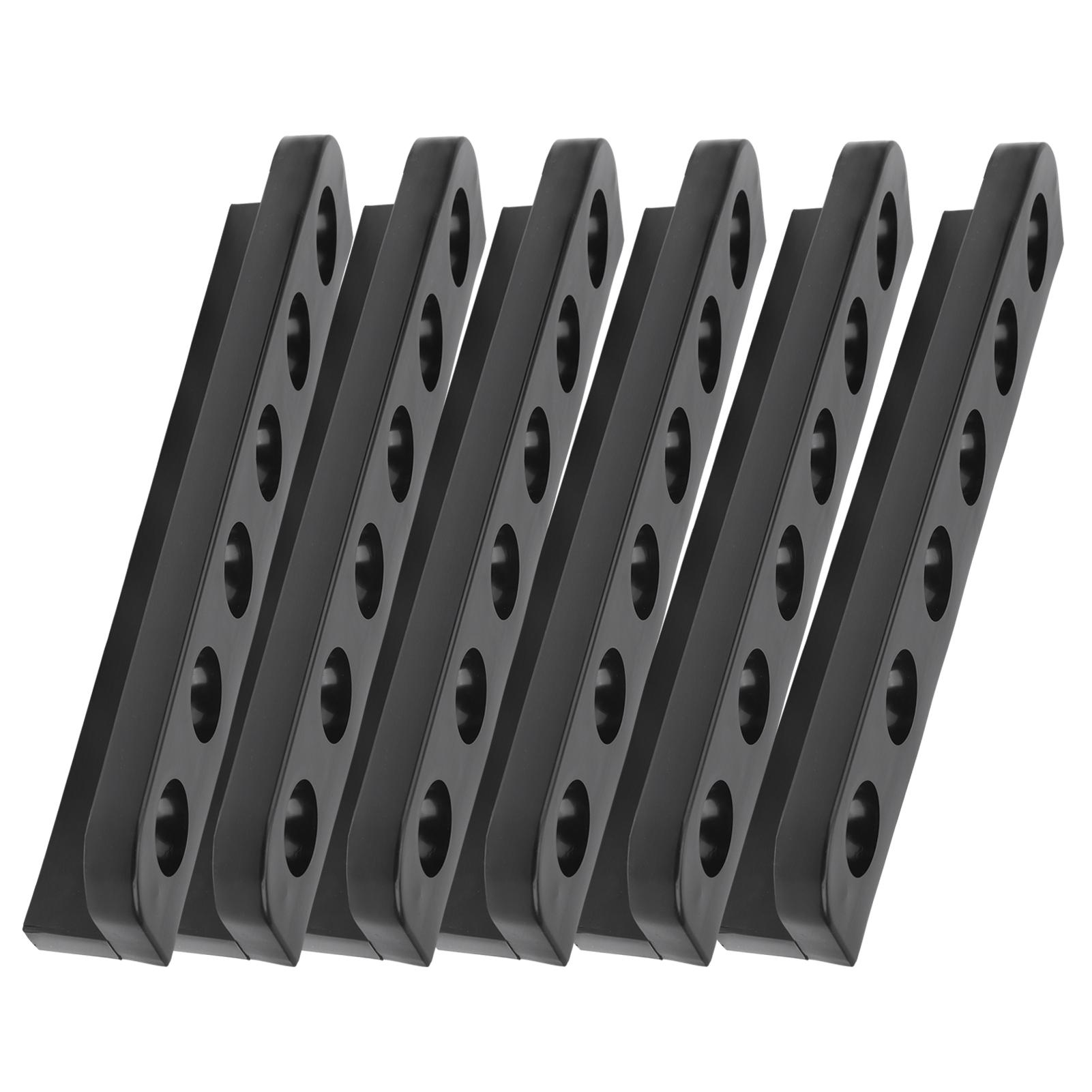 

3 Set 6pcs Billiards Snooker Accessory Plastic Wall Mounted Pool Cue Rack Bracket 6 Holes