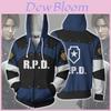 Moletom Cosplay Resident Evil Rpd Leon Scott Kennedy com Design Elegante com Capuz e Conforto de Manga Longa