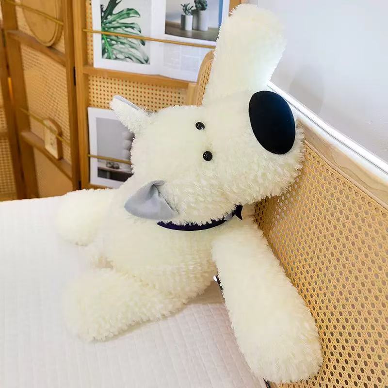 Cute Whale West Highland Doll Party Scarf Puppy Doll Sleeping Pillow Birthday Gift Plush Toy