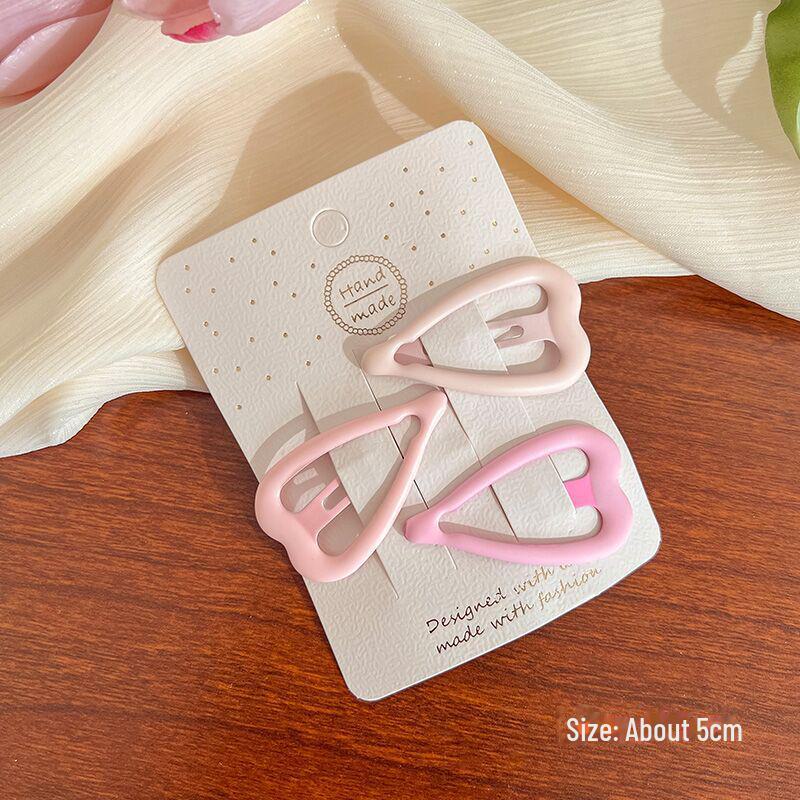 3-Piece Gradient Color Pink Shooting Star Hairpin Set