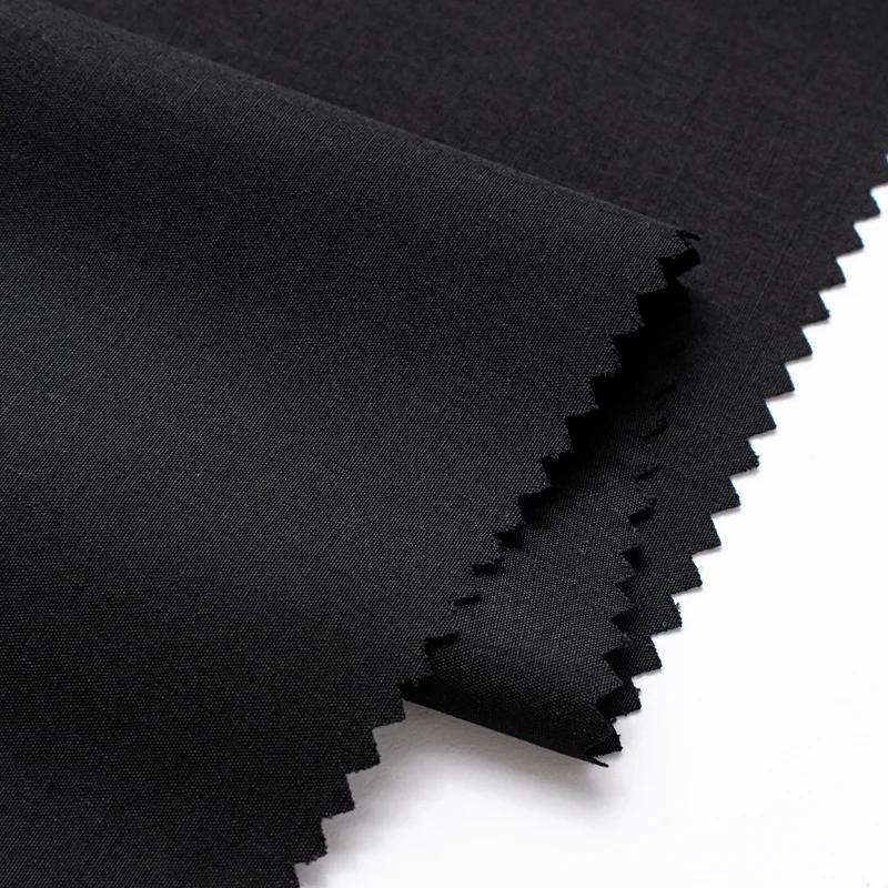 Plain Combed Cotton Fabric Poplin for Clothes Shirt Dresses Sewing High-grade Smooth Skirts Cloth Thin Anti-wrinkle