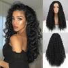 Synthetic Wigs Curly Wigs for Black Women Long Deep Wave Wigs Hair Heat Resistant Half HTied Cosplaly Wigs Party