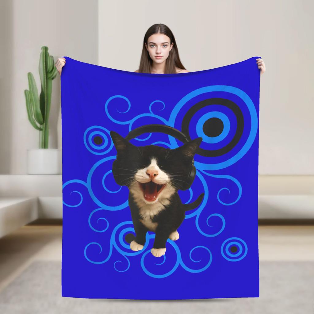 Frutiger Aero Fashion Collection Blanket Warm Soft Fluffy Plush Throw Blanket For Bedroom Travel Flannel Bedspread Bed Cover