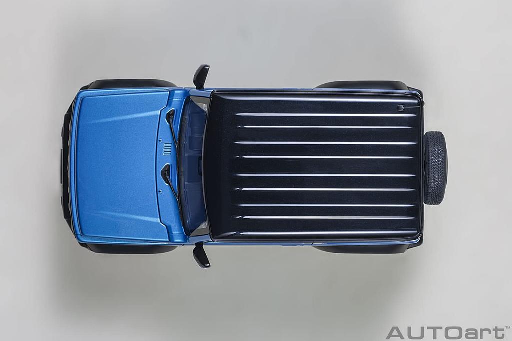 AUTOart Suzuki Jimny Sierra Modrá střecha Hotový produkt 78507 1/18 (JB74) Kovové/černé