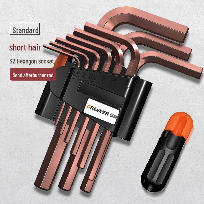 Green Forest Universal 6-Sided Hex Wrench and Screwdriver Set