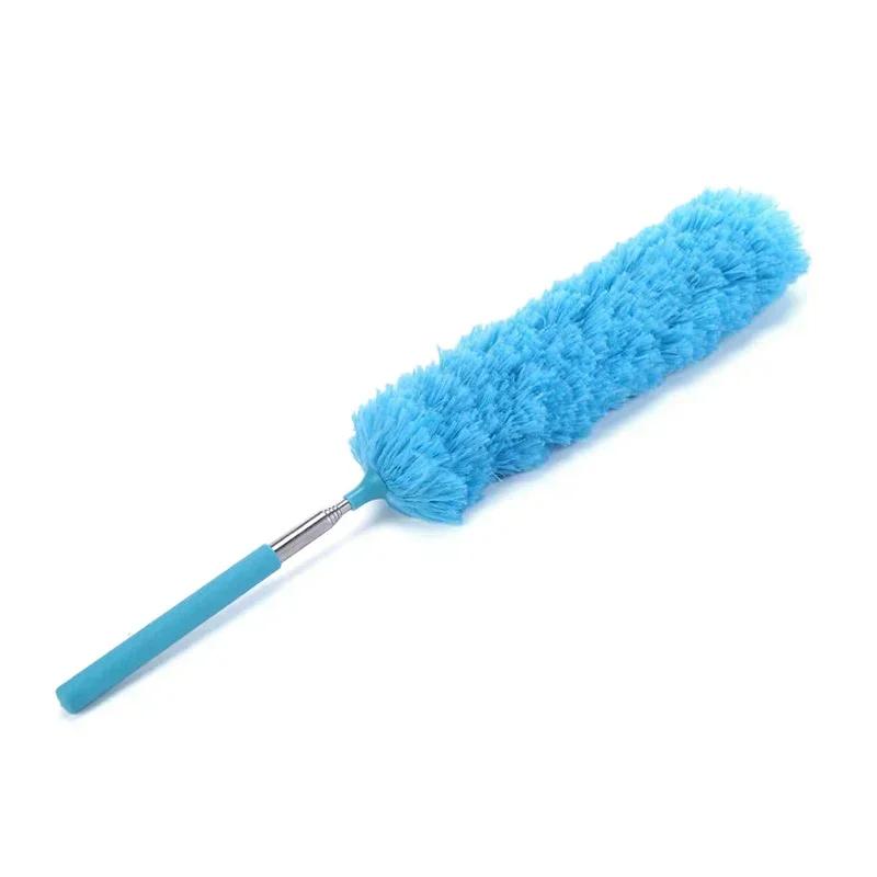 Retractabl Dust Duster Telescopic Flexible Stainless Steel Household Feather Duster Cleaning Tool Microfiber Dust Brush New