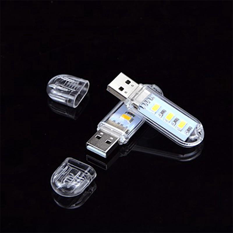 1PCS USB LED BOOK Reading Lamp Night Light 1W 5V Charger Power 3LED 8LED 24LED LED Light Eye Protection Energy Saving