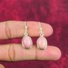 Rosa Opal Handgemachte Edelstein Ohrringe, 925 Sterling Silber Ohrringe Unikat Design Schmuck, Für Frauen