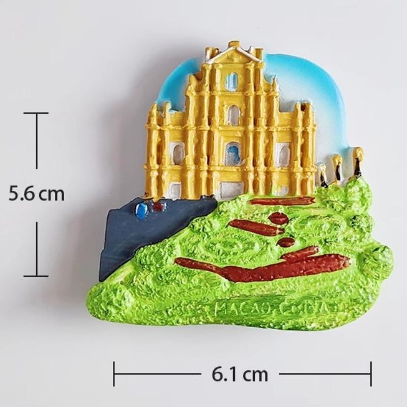 Hongkong Fridge Stickers China Macau Travelling Souvenirs Victoria Harbor Fridge Magnets Home Decoration Wedding Gifts