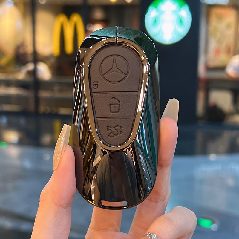 REE4 Car Remote Key Case Cover Shell Fob For Mercedes Benz A C E S G Class W177 W205 W213 X167 W222 CLA GLE GLB GLS AMG Maybach