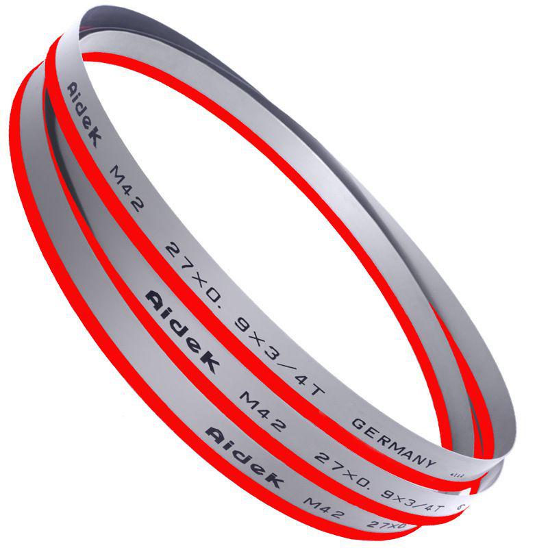 

Биметаллическая ленточнопильная машина: Быстрорежущая сталь для резки металла, арматуры и железа 13x0.65x1140-M42 Bimetal