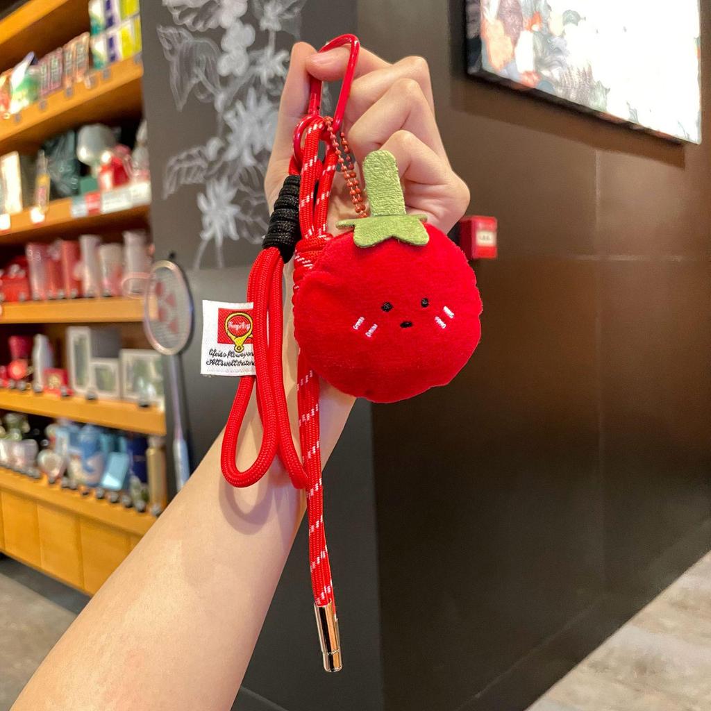 Miu Series 3D Bread Plush Doll Keychain Pendant - Car & Bag Accessory