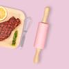 Useful Ergonomics Handle Easy Clean Food-grade Noodle Biscuit Rolling Pin for Home Kneading Stick