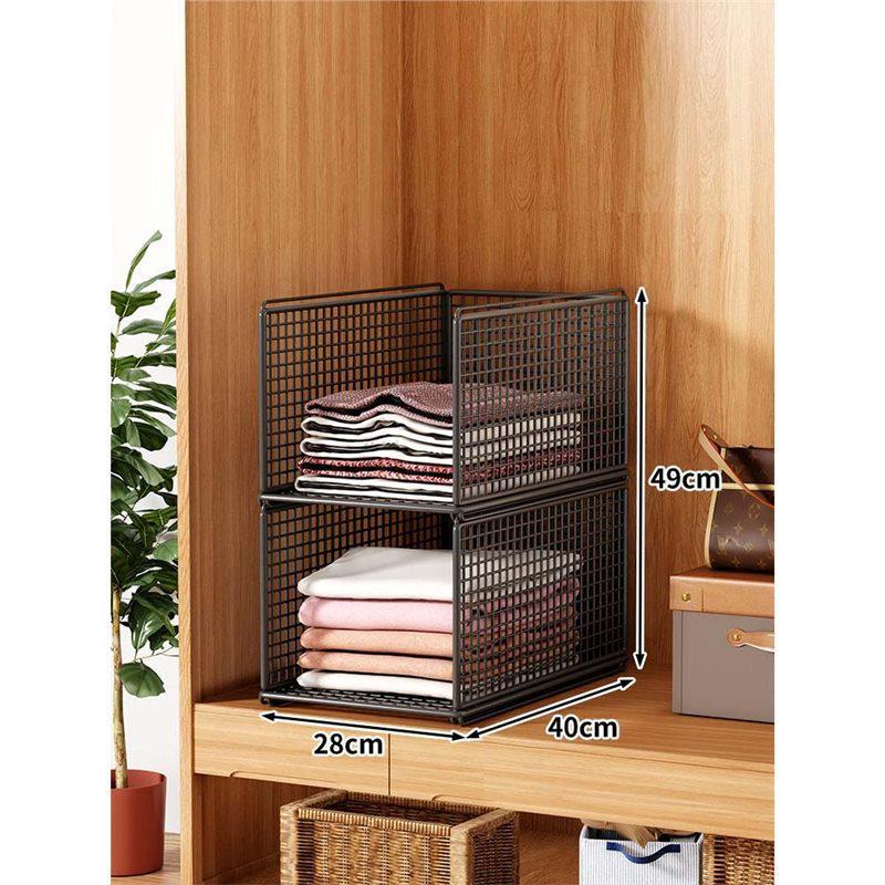 Organizator szaf: Warstwowe przegródki do przechowywania ubrań