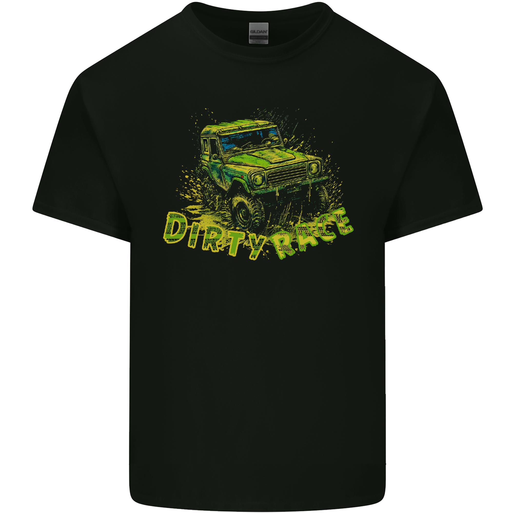 Dirty Race 4X4 Off Roading Unisexs Light Cotton TShirt S