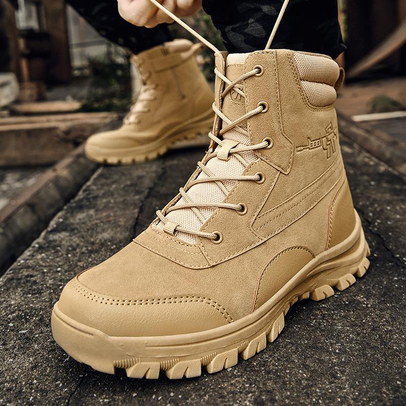 Buty wojskowe Siły specjalne latające outdoorowe bojowe antypoślizgowe taktyczne buty treningowe outdoorowe pustynne górskie buty wysokie