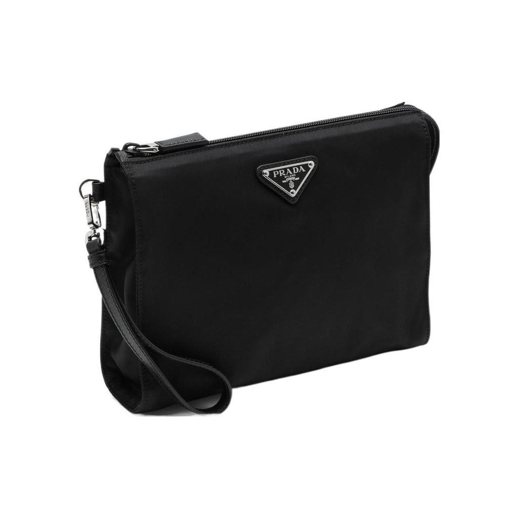 Prada Astuccio per Cosmetici in Re-Nylon Pochette da Uomo Nero 2NE7892DMH-F0002