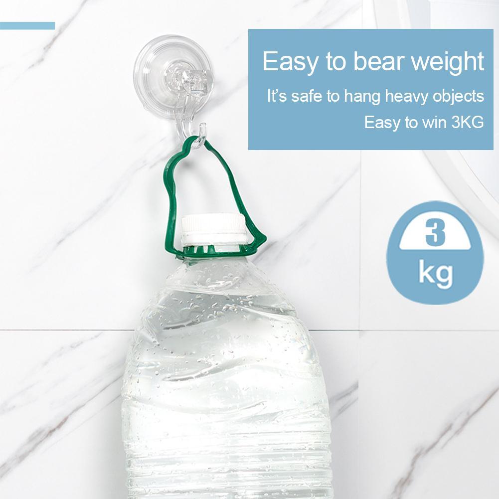 1/2/4/5/10pcs Suction Cup Hooks, Clear Reusable Heavy Duty Vacuum Suction Cup Hooks Glass Kitchen Bathroom Hooks for Towel