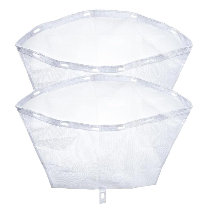 Oversized Bathtub Filter Net Replacement Mesh Bag Suitable for Multiple Models Quick Releasing Design Easy Cleaning