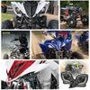 DOT E24 ATV LED Headlight For Yamaha Raptor 700 700R YFZ450 R X Wolverine 450 350 Turn Signal Light 06-22 DRL Adjustable Headlig