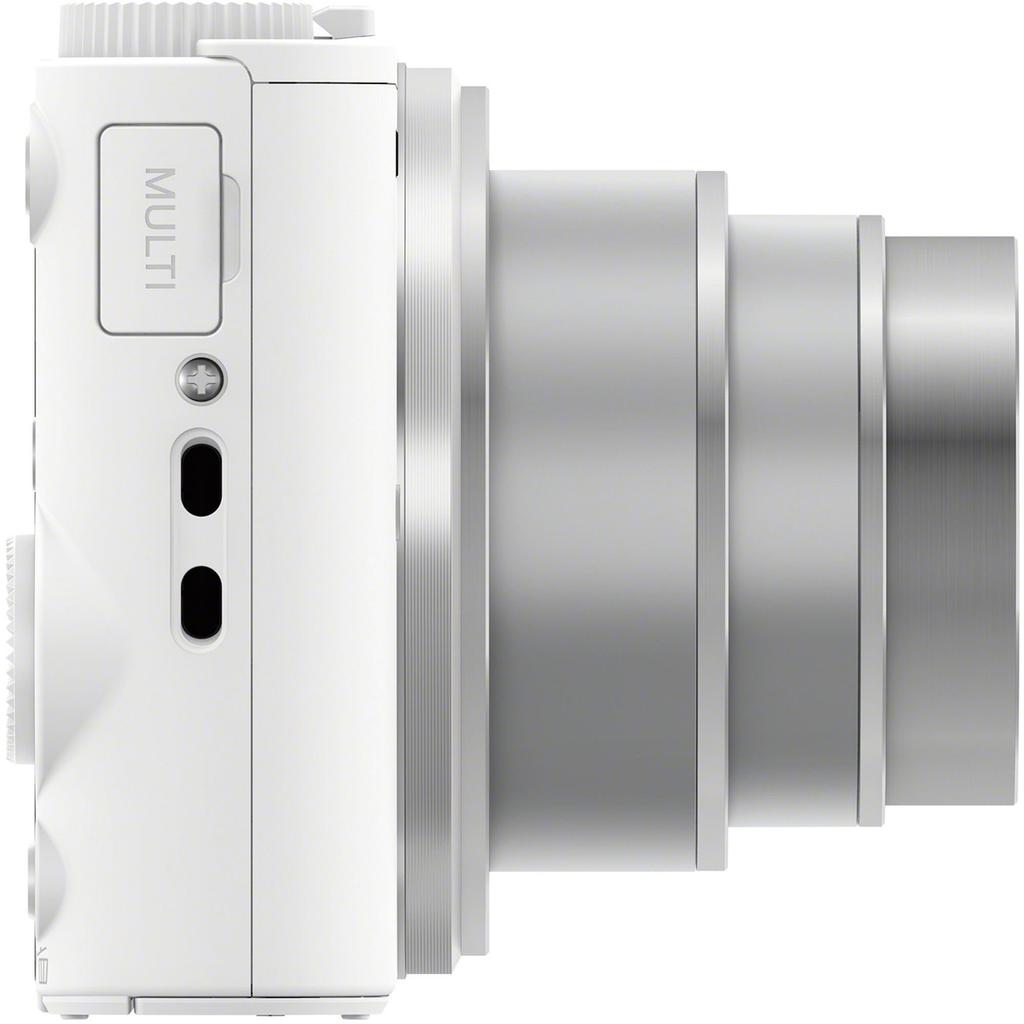 Sony WX350 Digital 20x Optical [Refurbished] Cyber-shot Camera, Zoom, White, DSC-WX350-W (Refurbished)