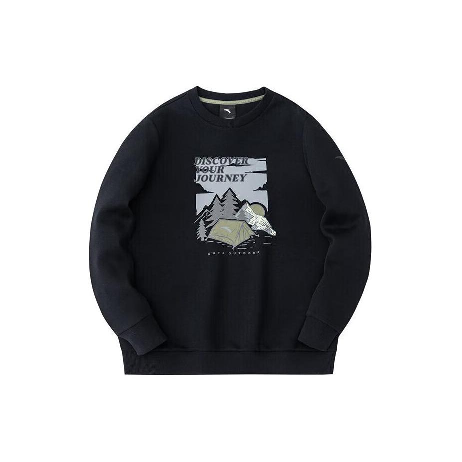 Anta Outdoor Collection Sweatshirt Men s Basic Black 152416701-3 2XL