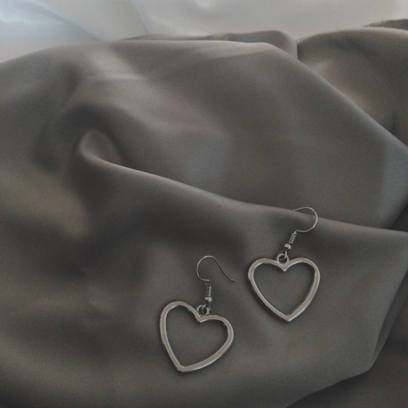 

Модные висячие серьги в форме сердца для девочек, маленькие женские серьги, ювелирные изделия, подарки