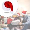 Plush Christmas Santa Hat with White Brim for Holiday Parties Giving Love
