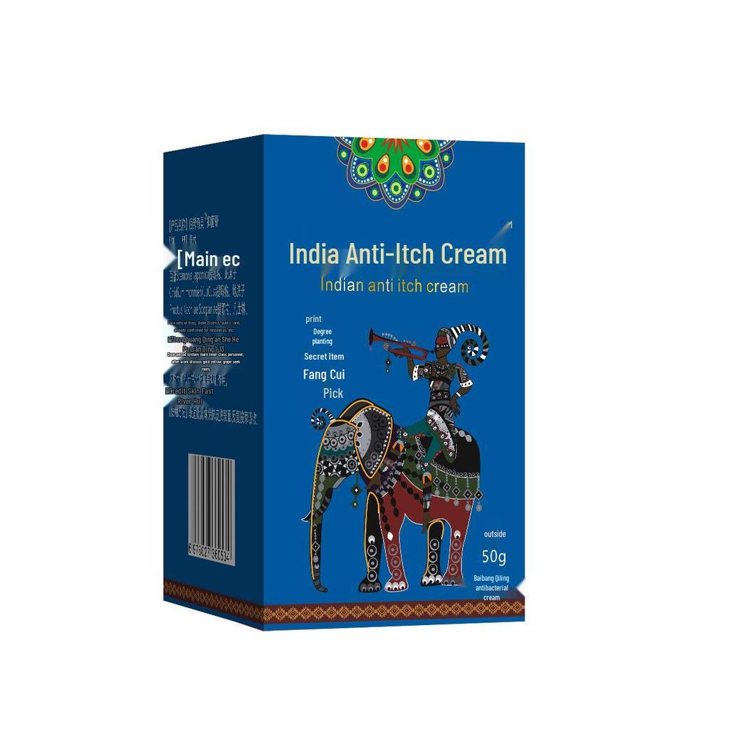 India Herbal Anti-Itch Cream - Antibacterial and Antifungal Skin Relief