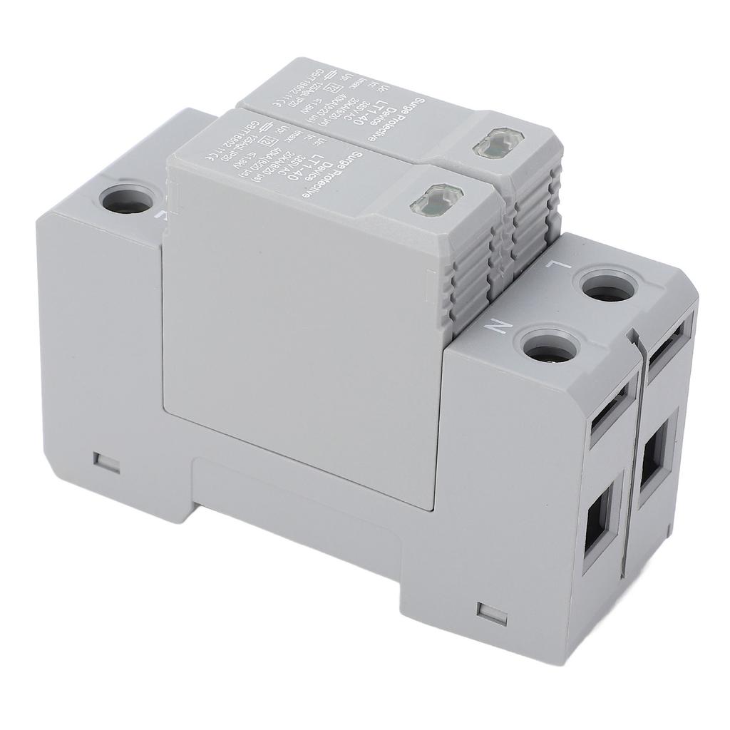 Surge Protective Device AC 385V 2P 40KA Low Voltage 35mm DIN Rail Mount Protector LT1?40