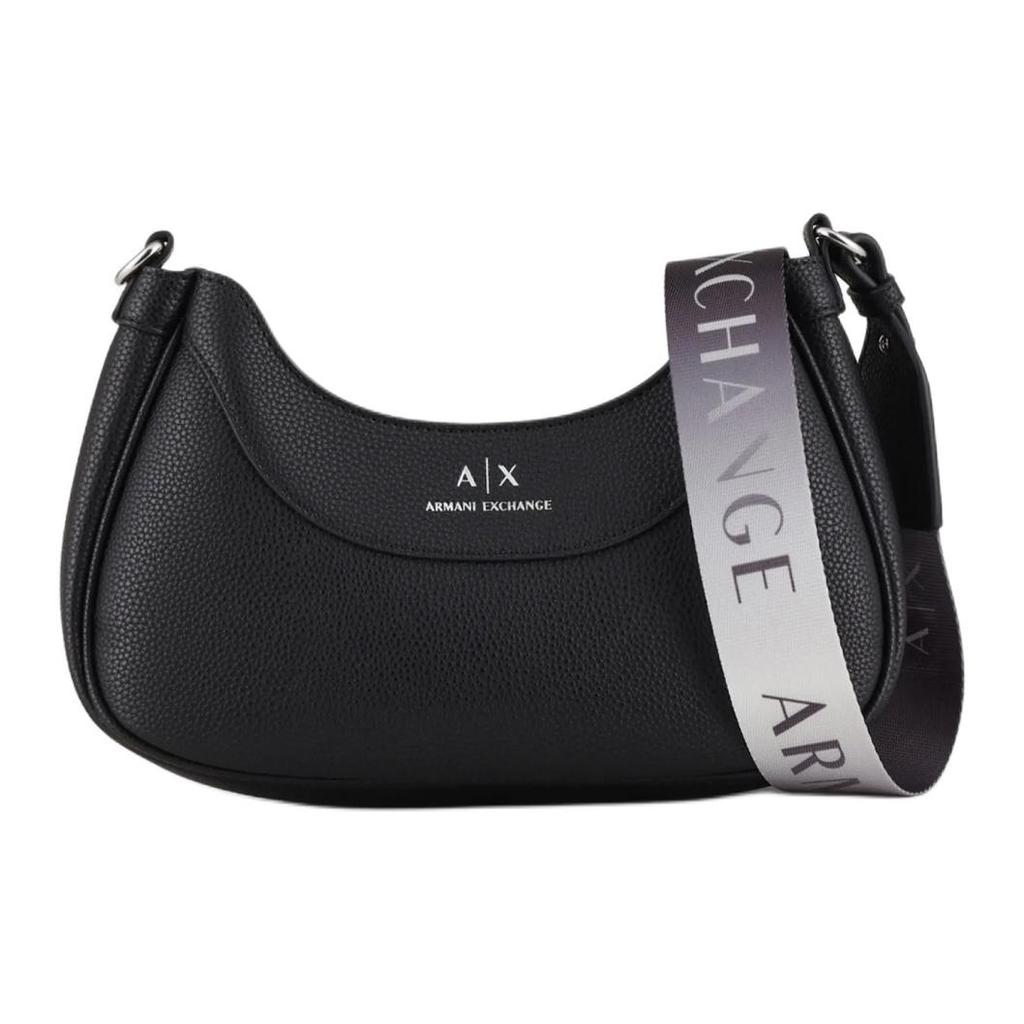 New ARMANI EXCHANGEAE PU With Synthetic Leather Crossbody Bag, Shoulder Bag Mini Women's Black 942883-CC783-00020