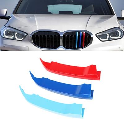 3 pièces voiture 3D M style calandre couverture garniture pare-chocs couverture bande bandes autocollants couverture pour BMW série 1 F40 décor externe