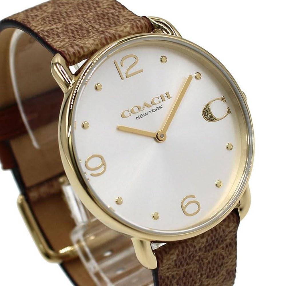 Coach Women's Watch Elliot Unisex Leather Strap 14504205