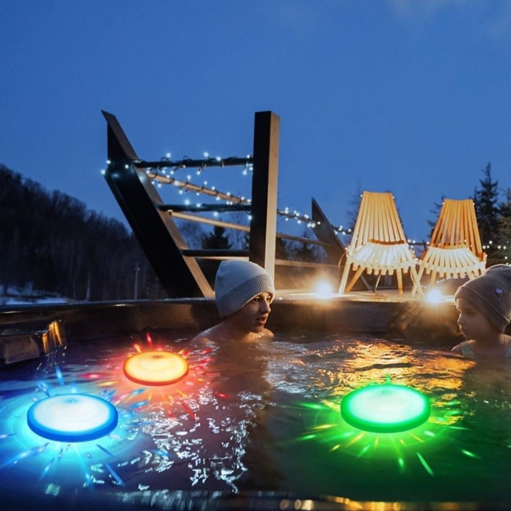 Fountain Light Multi Color Led Floating Lights 7 Color Waterproof Swimming Pool Lamp Changing Water Drift Lamp Swimming Pool