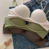 Seamless French - Style Front - Closure Bra for Women Push - Up Breathable Thin Wirefree Sweet Teenage Bra