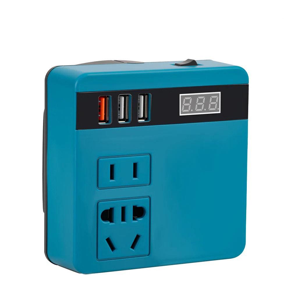 Lithium Tool Battery Inverter: AC220V, DC5V/12V for Outdoor Use